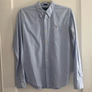 Ralph Lauren Oxford Blue Button Down Shirt- Slim Fit